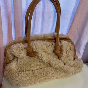 NWT Anthropologie Sherpa Bag